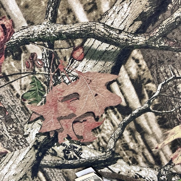 Vintage Mossy Oak Break Up Infinity Camo Shirt 2XL Long Sleeve Y2k Heavy Cotton - Picture 3 of 9